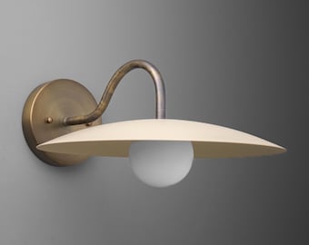 Sconce Light-Modern Wall Lamp-Brass Wall Sconce-Minimalist Sconce - Model No. 2162