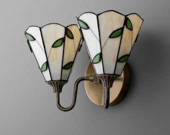 Sconce Light-Tiffany Sconce-Stained Glass Lamp-Wall Light Sconce - Model No. 5768