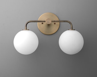 Vanity Light - Vanity Light - Bathroom Light - Brass Vanity - Model No. 1149