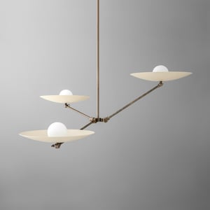 Pointing Up - Chandelier Light-Antique Brass Light-Modern Ceiling Light - Model No. 7014