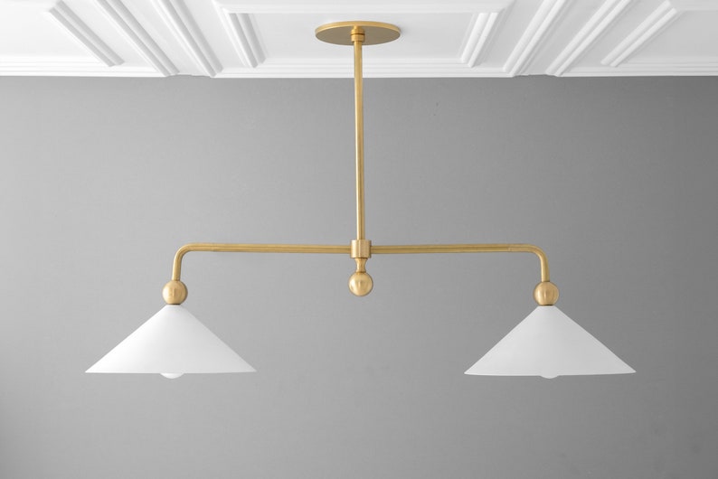 Chandelier Light-Cone Shade Light-Hanging Chandelier-Modern Lighting - Model No. 5301 image 3