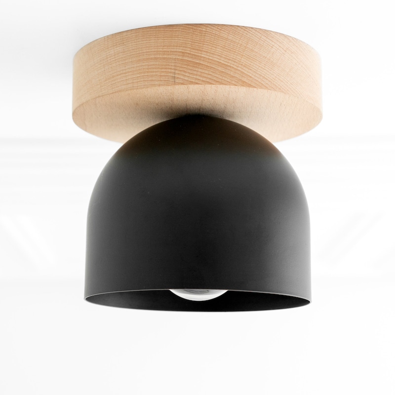 Nordic Wood Ceiling Light - Etsy