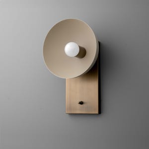 Sconce Light-Modern Wall Sconce-Brass Wall Light-Minimalist Sconce - Model No. 3357