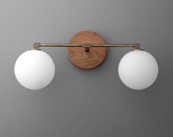 Vanity Light - Vanity Light - Bathroom Light - Globe Vanity Light - Model No. 1151
