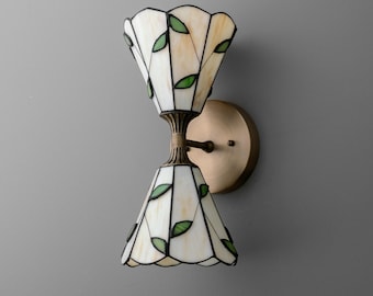 Sconce Light-Tiffany Style Lamp-Stained Glass Lamp-Art Nouveau Sconce - Model No. 8621