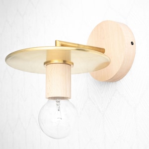 Eclectic Sconce - Wood Sconce - Unique Light - Wall Lamp - Wall Sconce - Hardwood Lamp - Model No. 1881