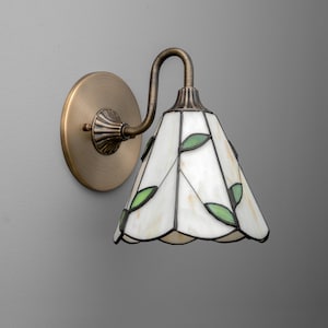 Sconce Light-Tiffany Style Lamp-Stained Glass Light - Model No. 8543