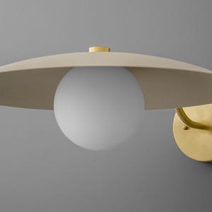 Sconce Light-Modern Wall Sconce-Brass Wall Light-Minimalist Lamp - Model No. 9875