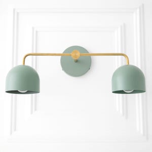 Vanity Light - Colored Wall Light - Showy Lamp Design - Green Sconce - Wall Lighting - Model No. 2082