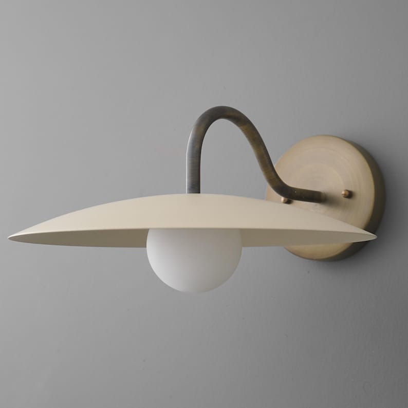 Sconce Light-Modern Wall Lamp-Brass Wall Sconce-Minimalist Sconce - Model No. 2162 image 2
