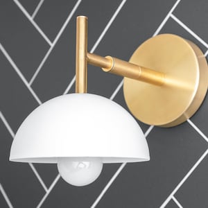 Modern Farmhouse - Kitchen Lighting - Wall Sconce - Brass Sconce - Wall Lamp - Model No. 0720