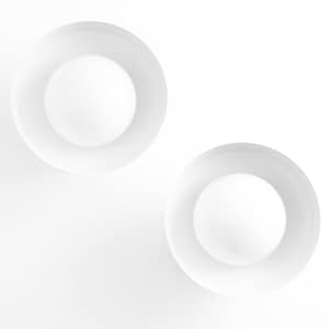 Modern Wall Sconce - Wall Lamp - Vanity Lighting - Modern Decor - White Dome - Model No. 4058