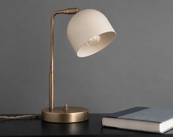 Table Lamp Light-Table Lamp-Desk Lamp-Brass Lamp-Bedside Lamp - Model No. 8866