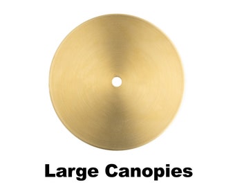 Add an Additional Large Canopy for Your Light Fixture.