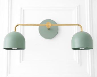 Vanity Light - Colored Wall Light - Showy Lamp Design - Green Sconce - Wall Lighting - Model No. 2082