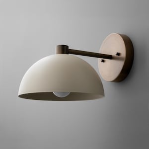 Sconce Light-Modern Wall Sconce-Brass Wall Light-Dome Wall Lamp - Model No. 2946