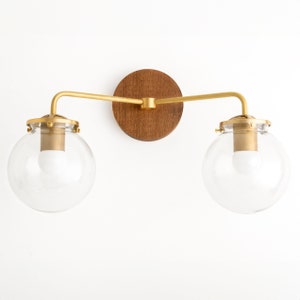 Globe Sconce - Modern Farmhouse - Rustic Lighting - Vanity Lighting - Wall Sconce - Model No. 1287