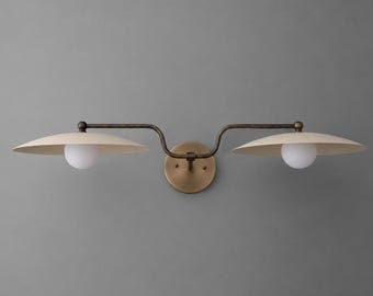 Vanity Light Light-Vanity Light-Bathroom Light-Brass Wall Sconce - Model No. 1110