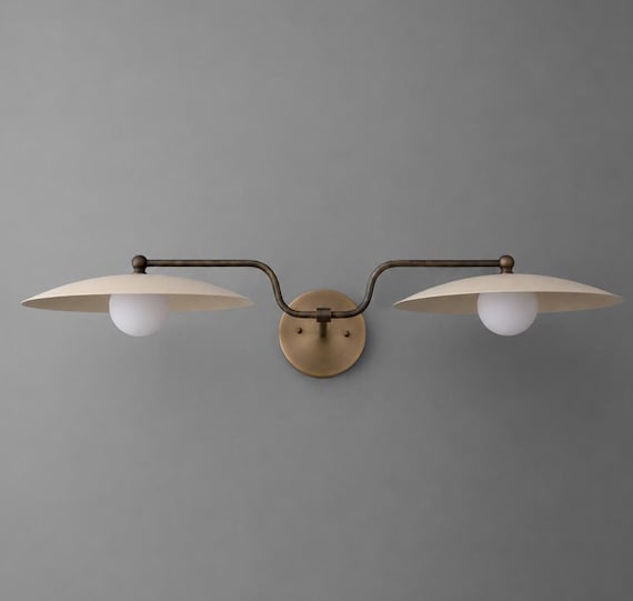 Vanity Light Light-Vanity Light-Bathroom Light-Brass Wall Sconce - Model No. 1110