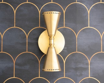 Decorative Lighting - Brass Sconce - Wall Light - Victorian Lighting - Brass Sconce - Wall Sconce - Model No. 2863