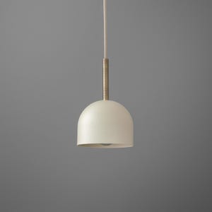 Pendant Light-Minimalist Pendant-Modern Dome Light-Brass Accent Lamp - Model No. 1052