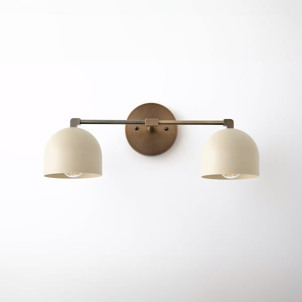 Vanity Light-Half Ball Shade-Light Fixture-Vanity Light - Model No. 0698