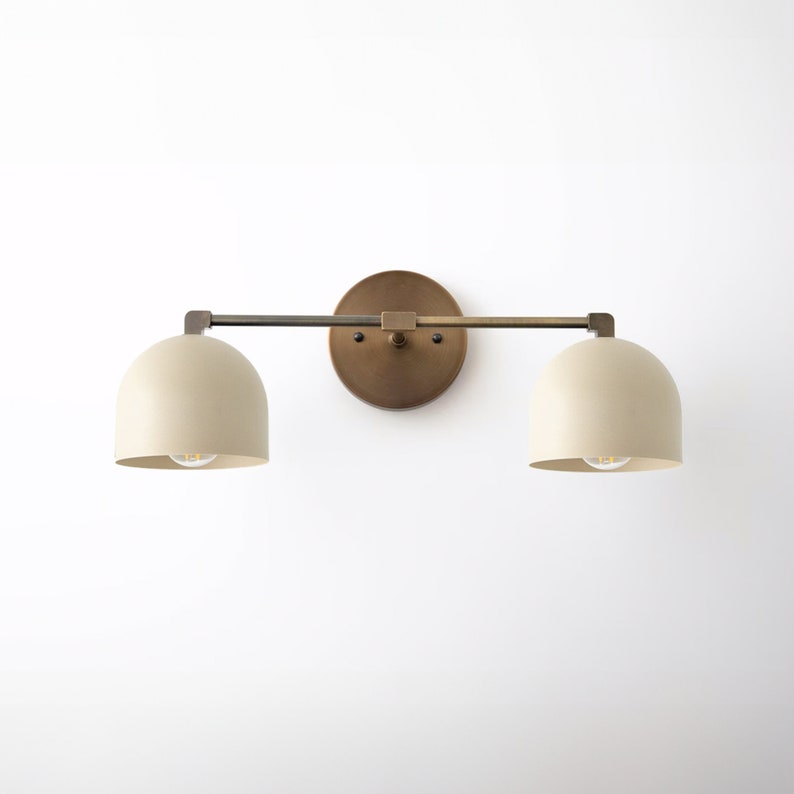 Vanity Light-Half Ball Shade-Light Fixture-Vanity Light Model No. 0698 image 1