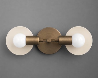 Vanity Light Light-Vanity Light-Bathroom Light-Brass Sconce - Model No. 1006