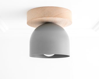 Natural Wood Light - Ceiling Light - Minimalist Lighting - Farmhouse Lighting - Scandinavian Light - Model No. 1107