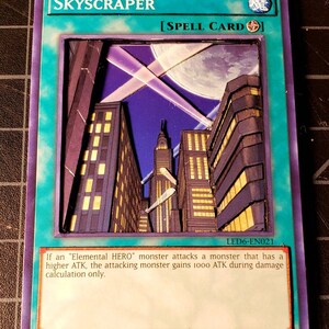 skyscraper card yugioh Yu-Gi-Oh yugioh Skyscraper CRV-JP048 Ultimate Rare Relief NM-EX Japane