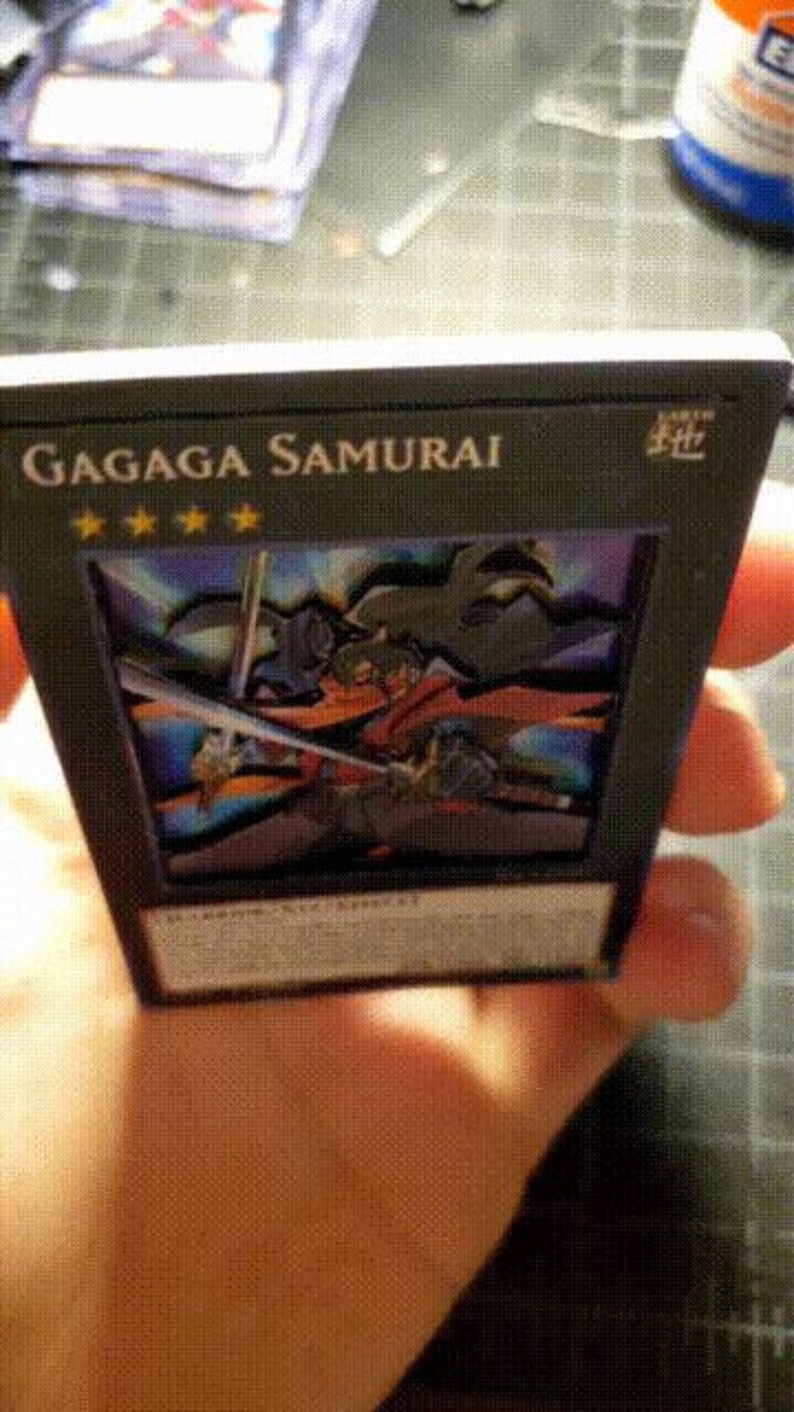 3D Yu-gi-oh Card Gagaga Samurai - Etsy