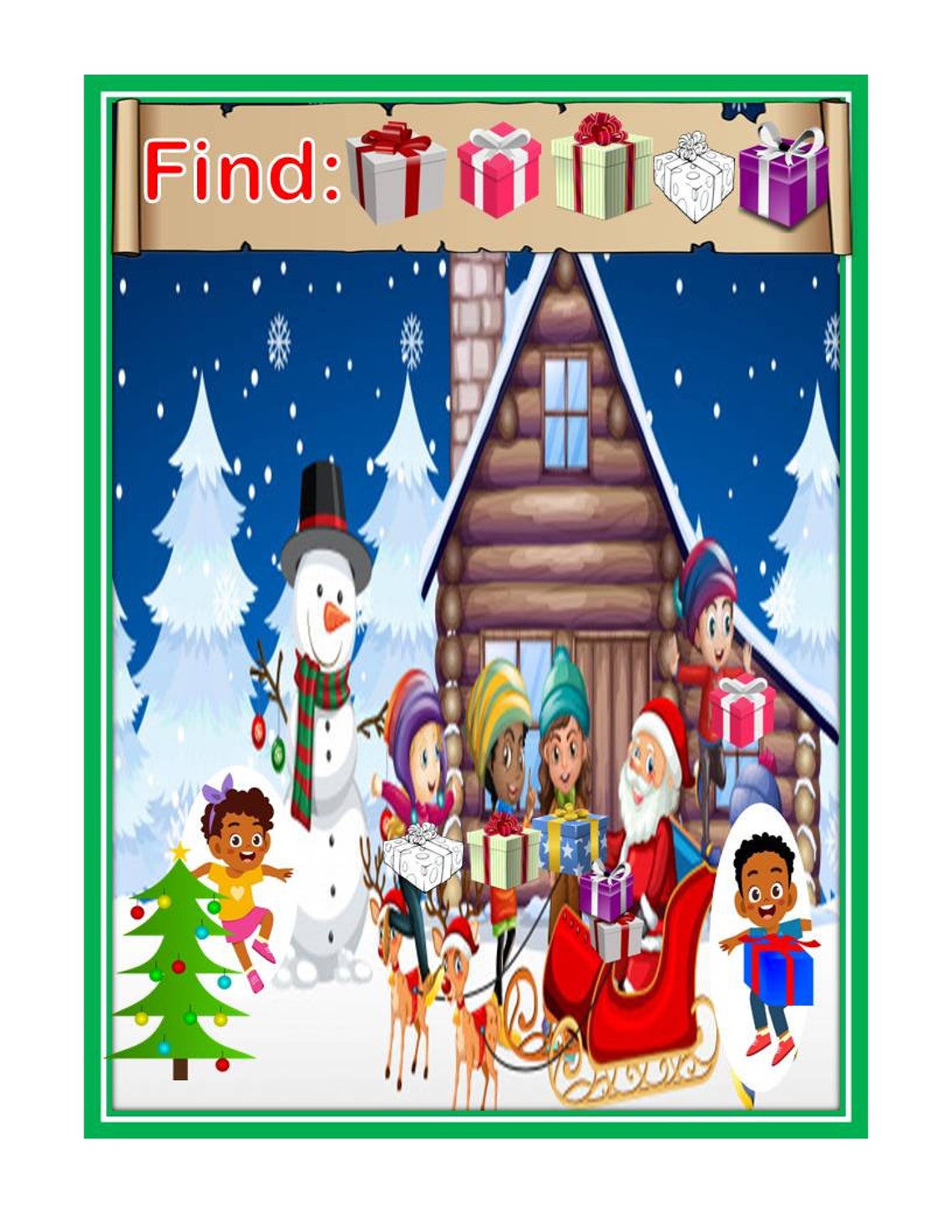 Free Printable Christmas Seek And Find Puzzles