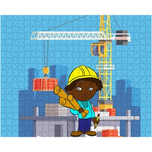 Engineer Puzzle For Black Boys | Career Puzzle For Kids | African American Puzzle | Gift For Boys