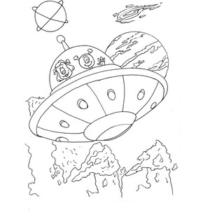 Outer Space Activity Worksheets: Coloring Activities for | Etsy