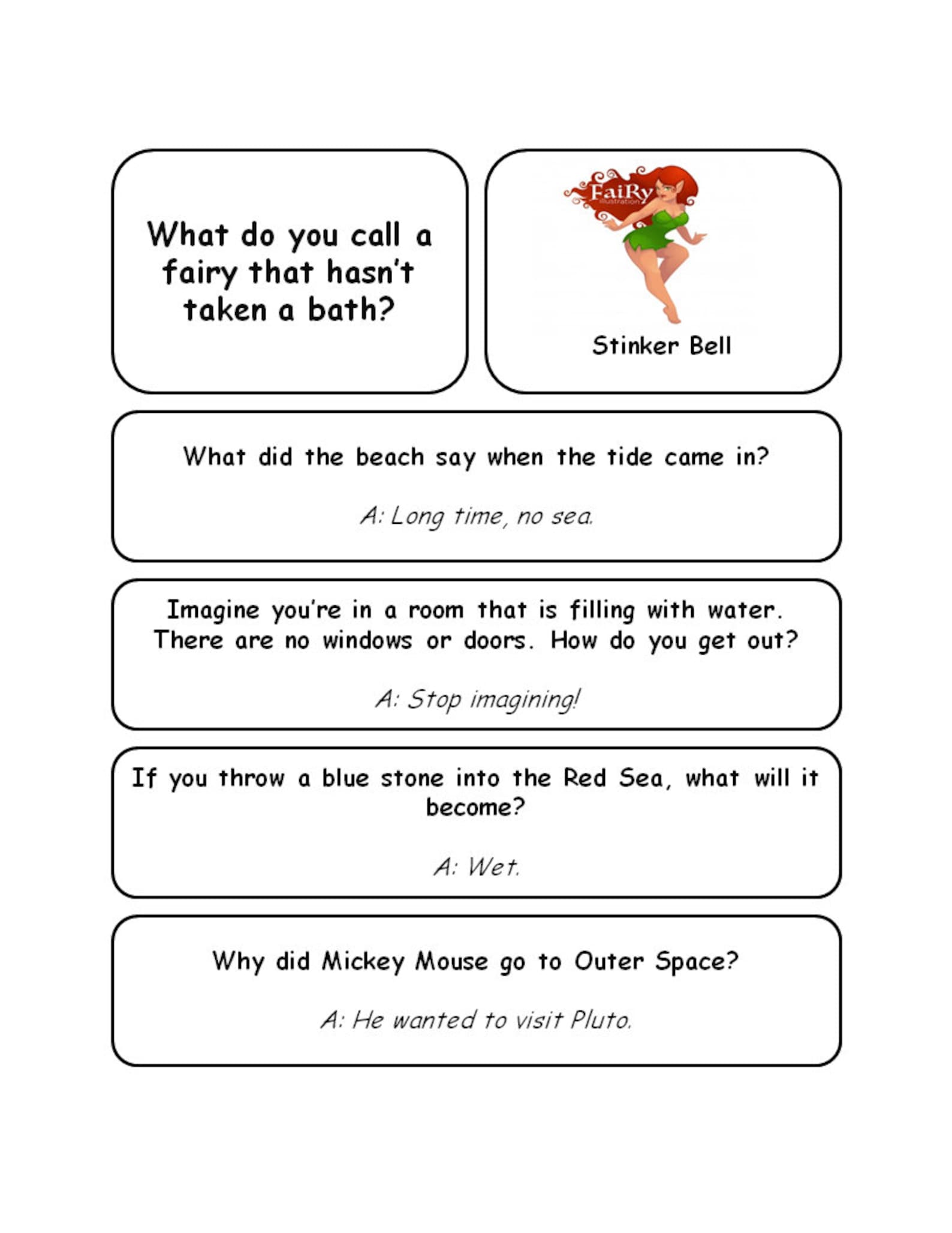 Printable Riddles for Kids / 16pages - Etsy UK