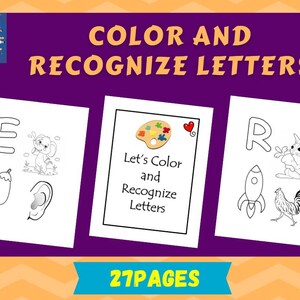 Coloring and Recognizing Numbers: My First Coloring for Toddlers Age 2+