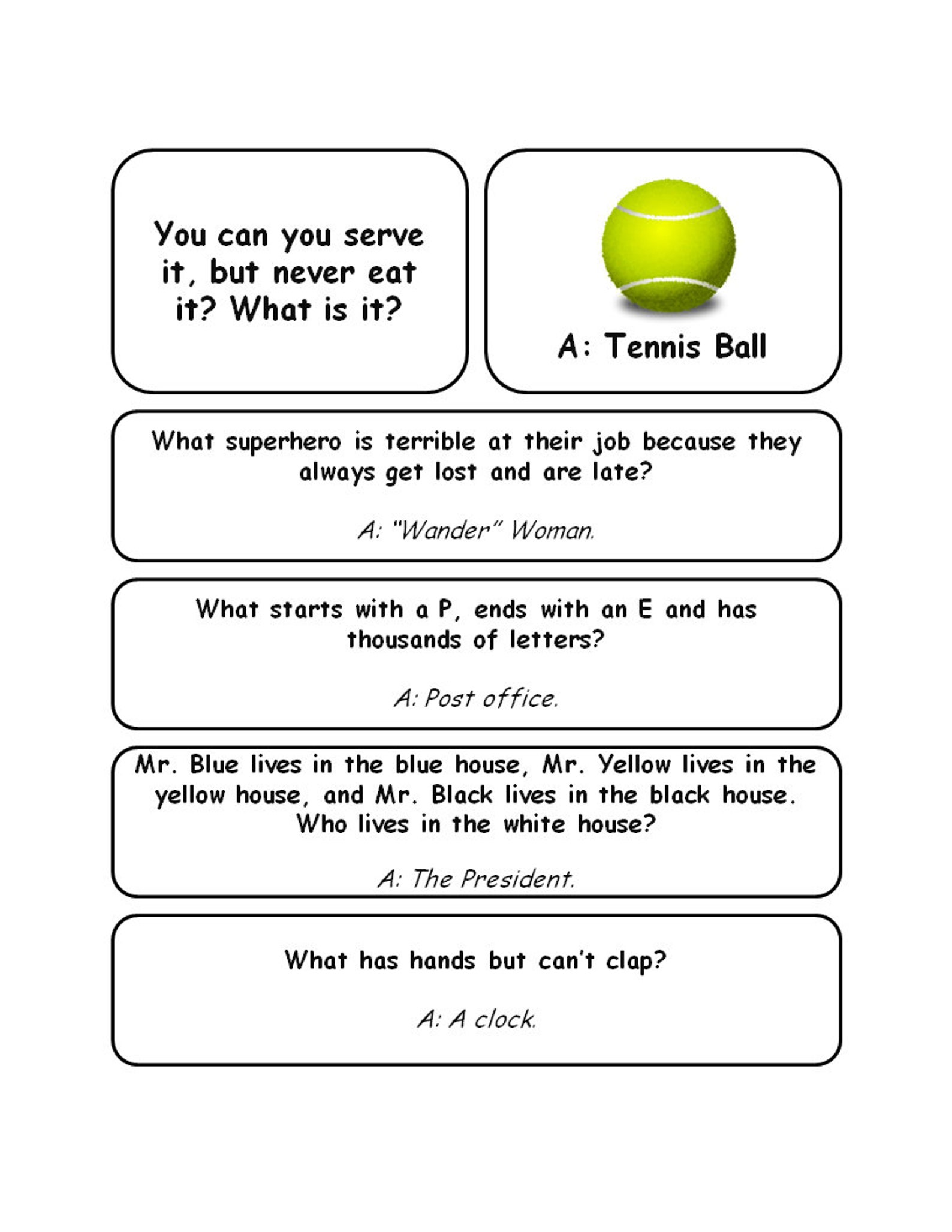 Funny kids riddle