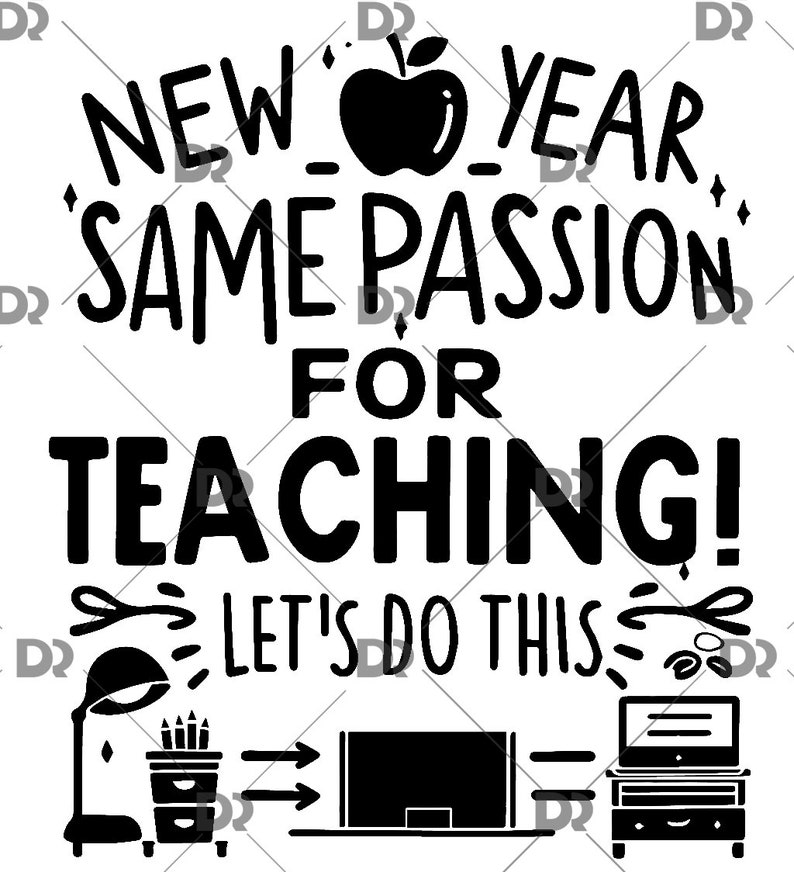 Christmas Gift or Back to School 2024 Teacher SVG for Educators Perfect