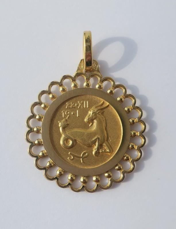 Pendentif Sceau Cachet Citrine Or Rose 18 Carats Début XIXe - Pierre Naturelle - Très Bon état