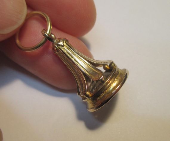 Rare pendentif sceau à cacheter ancien - Intaille… - image 6