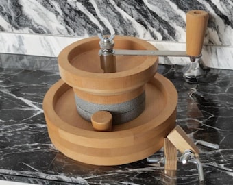 Premium Manual Grain Mill for Home Flour mill Flour grinder For miller Use: Natural Grain Grinding without Electricity vegan
