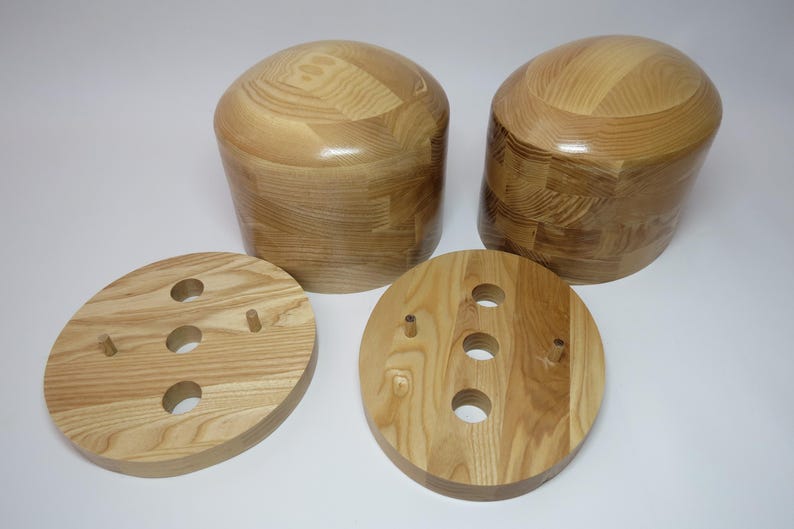 Wooden Hat Block / Oval or Round Open Crown Hat Block / Hat Making ...