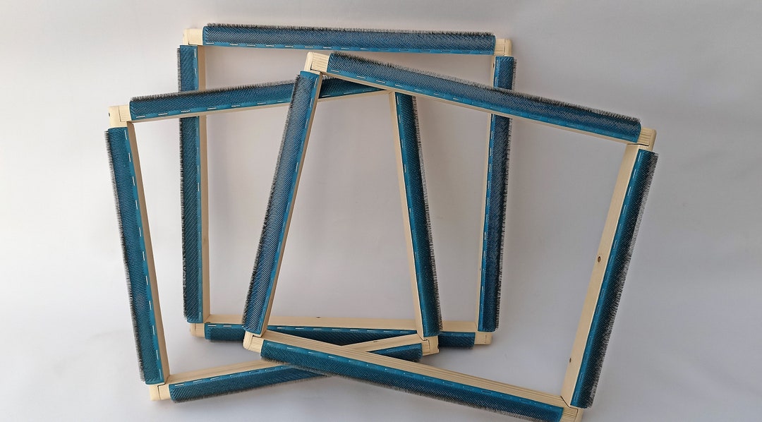 Rug Hooking Frame / Frame Lap / Punch Needle Frame / Gripper Frame for Rug / Frame With Gripper