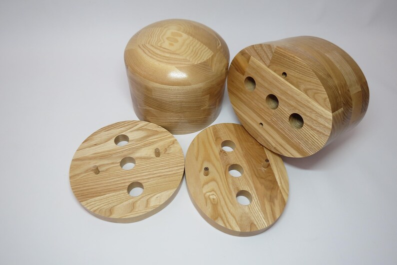 Wooden Hat Block / Oval or Round Open Crown Hat Block / Hat Making ...