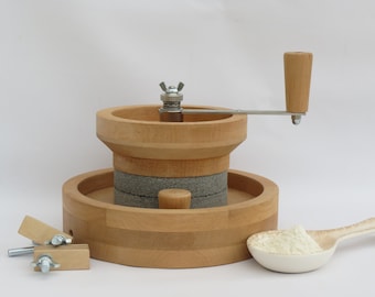 Flour mill Hand mill with stone millstones Flour grinder For miller