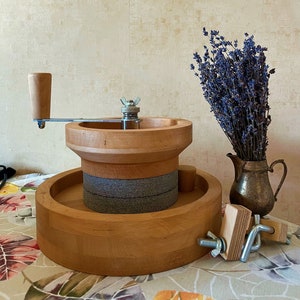 Molino de harina Molino de grano de piedra manual Molinillo de harina Para molinero