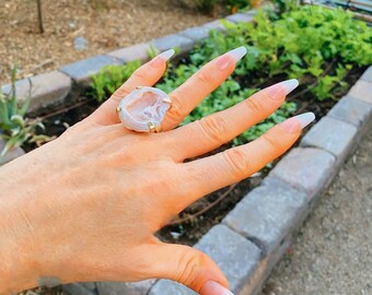 Large druzy ring!