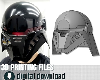Archivo de impresión 3D, casco de la Segunda Hermana, archivo STL