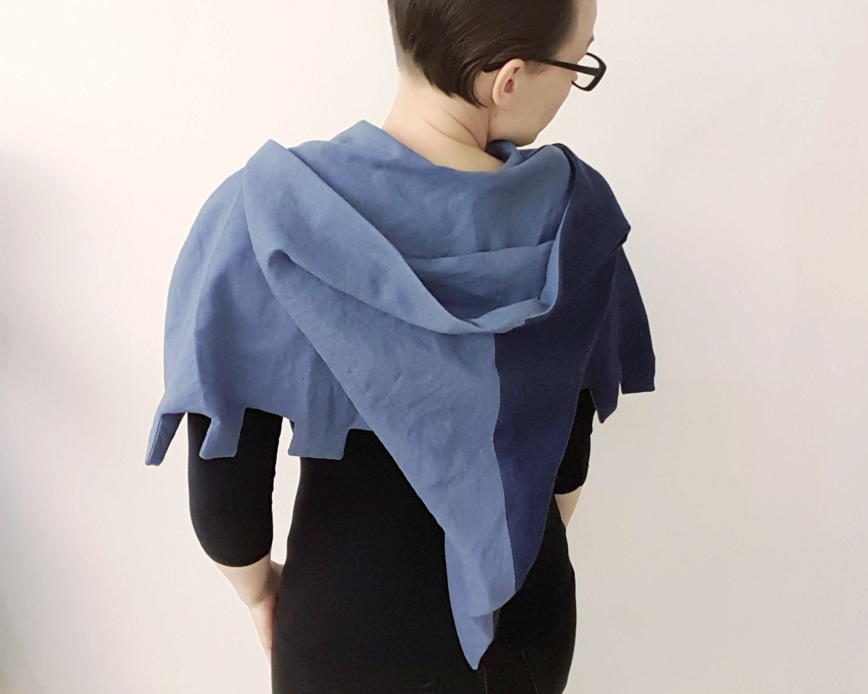Hood Scarf - Sewing Pattern #2377. Made-to-measure sewing pattern