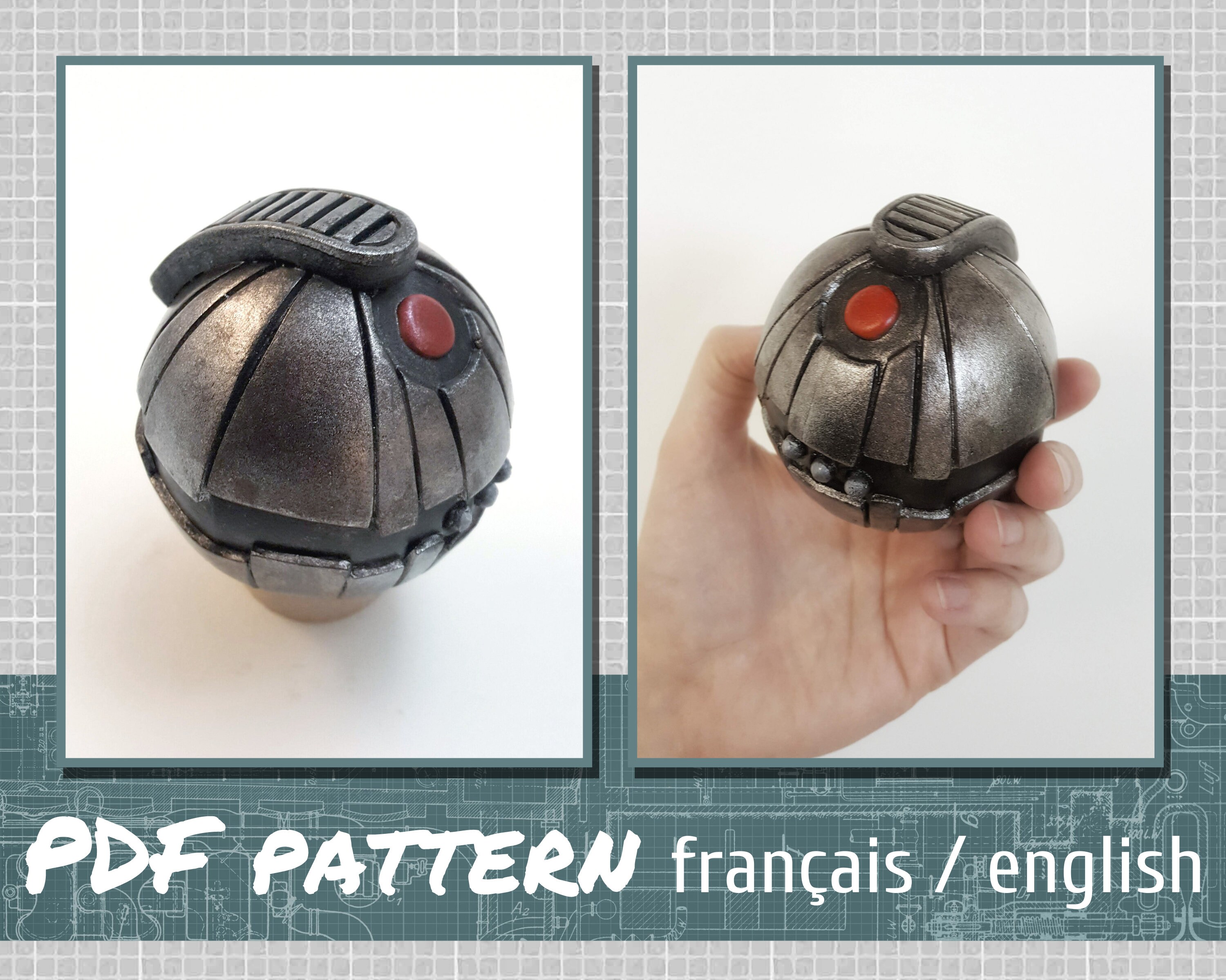 EVA Foam Pattern Thermal Detonator Downloadable PDF - Etsy
